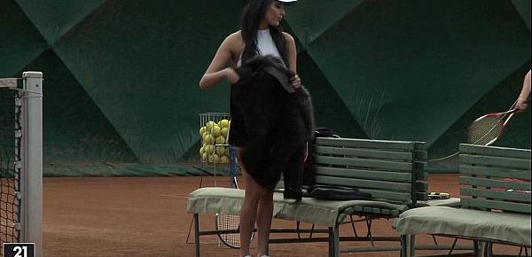  Anissa Kate tennis court anal fuck